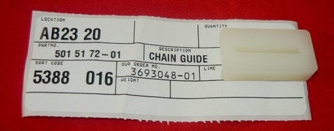 husqvarna 266, 61, 268 + chainsaw chain guide pn 501 51 72-01 (h-006)