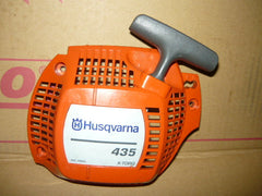 husqvarna 435 chainsaw starter recoil cover and pulley assembly