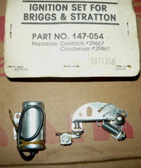 briggs and stratton condenser and contacts set pn 147-054 / 5977158 new (B&S bin 3)