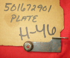 husqvarna 162 chainsaw muffler plate pn 501 67 29-01 new (box H-46)