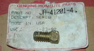 homelite screw pn JA-41201-4 new (bin 53)