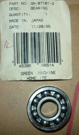 homelite bearing pn GM-07101-2 new (bin 56)