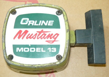 orline mustang model 13 chainsaw starter and pulley assembly (misc. bin)