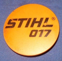 stihl 017 chainsaw model plate emblem
