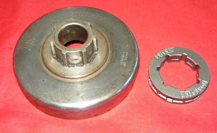 husqvarna 357, 359 xp chainsaw clutch sprocket with replacement rim