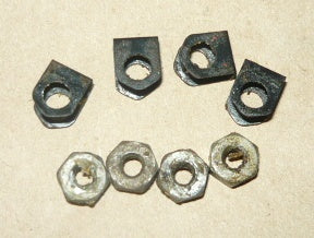 homelite 410 chainsaw crankcase nut and retainer set of 4
