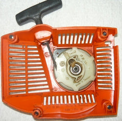 husqvarna 338xpt chainsaw starter recoil cover and pulley assembly