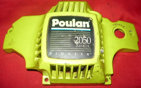 poulan 2050 chainsaw starter cover and pulley assembly