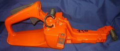 husqvarna 340, 345, 350, 346xp, 351, 353 chainsaw fuel tank rear trigger handle assembly with trigger parts and mounts