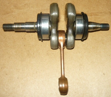 husqvarna 136, 141 chainsaw crankshaft with connecting rod and bearings #2