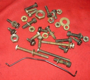 mcculloch power mac 6 chainsaw lot of assorted hardware