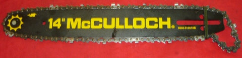 mcculloch 14" , 3/8 lP bar and chain pn 9040-310510