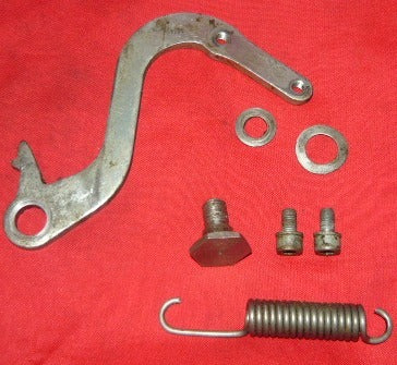 dolmar 112 to 120s series chainsaw brake lever, spring and bolt