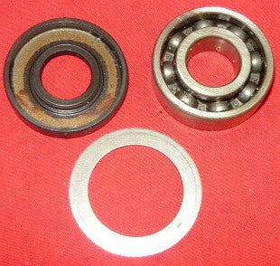 homelite 290, 340 chainsaw crank ball bearing with seal and retainer
