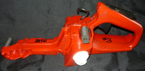 jonsered 2150 turbo chainsaw fuel tank rear trigger handle #3 with spring mounts and trigger parts