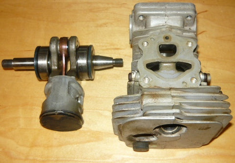 jonsered cs2245 chainsaw piston, cylinder, crank assembly