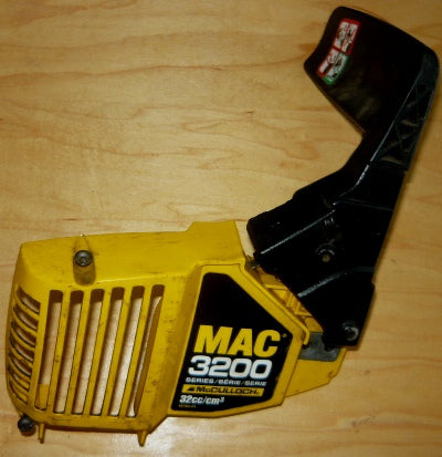 mcculloch mac 3200, 32cc chainsaw chainbrake assembly