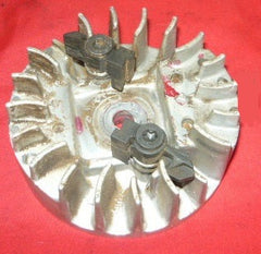 mcculloch 3200, 32cc chainsaw flywheel and starter pawl assembly (w/ 20 fins)