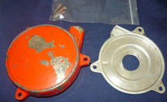 homelite c-72 chainsaw starter housing cover and pulley assembly