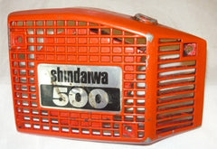 shindaiwa 500 chainsaw starter recoil cover and pulley assembly #2