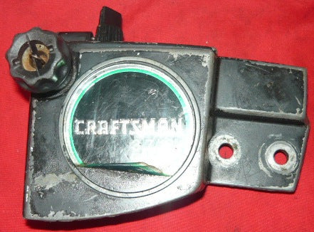 roper built craftsman 3.7 chainsaw clutch cover model # 917.353760 (early model,black)