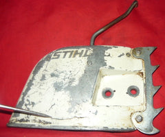 stihl 031 av chainsaw clutch cover #1 with brake mechanism