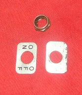 jonsered 49sp to 521 chainsaw switch plate & nut