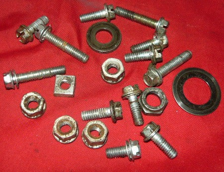 remington pl-55 chainsaw screw/bolt/nut lot of assorted hardware