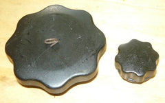 mcculloch d-44 chainsaw fuel and oil cap set