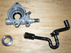 makita dcs 9000 chainsaw oil pump and line assembly