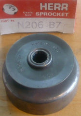 pioneer farmsaw, p38, p41, p60 + chainsaw herr .404-7t spur sprocket drum and bearing new pn n206-b7