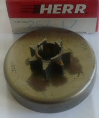olympic 956, 962, 156, 165 and husqvarna 254, 257, 261, 262 chainsaw herr .325-7t spur sprocket drum new pn 267-l7