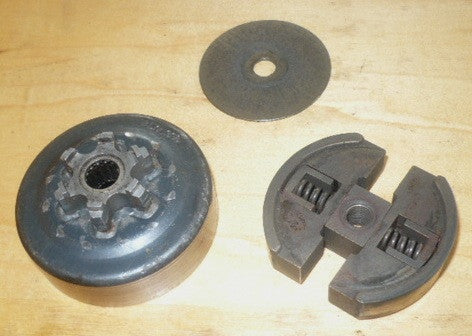 solo 634 chainsaw complete spur drum and clutch assembly