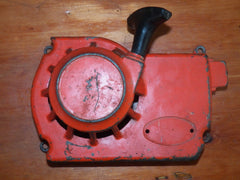 Montgomery Ward chainsaw starter housing cover and pulley assembly 2.8cid