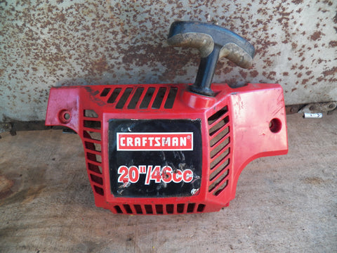 Craftsman 20" 46cc chainsaw complete EZ Pull starter/recoil and pulley assembley