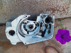 Stihl 034 AV Super Chainsaw Flywheel Side Crankcase Half