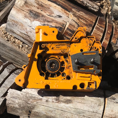 Poulan Pro 415 chainsaw crankcase half - clutch side 503 42 02