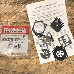 Homelite Super 2 chainsaw carburetor repair kit 94056 new (HM-65)