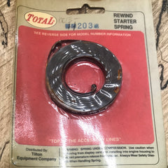 mcculloch pro mac 10-10, 55, 60, 555, 700 + others chainsaw starter rewind spring new replaces part # 87680 (box 6)