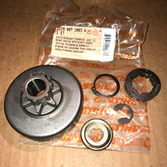 Stihl 038 Chainsaw 3/8" 7T Ring Drive Sprocket Assembly NEW 1119 007 1003 (PO4)