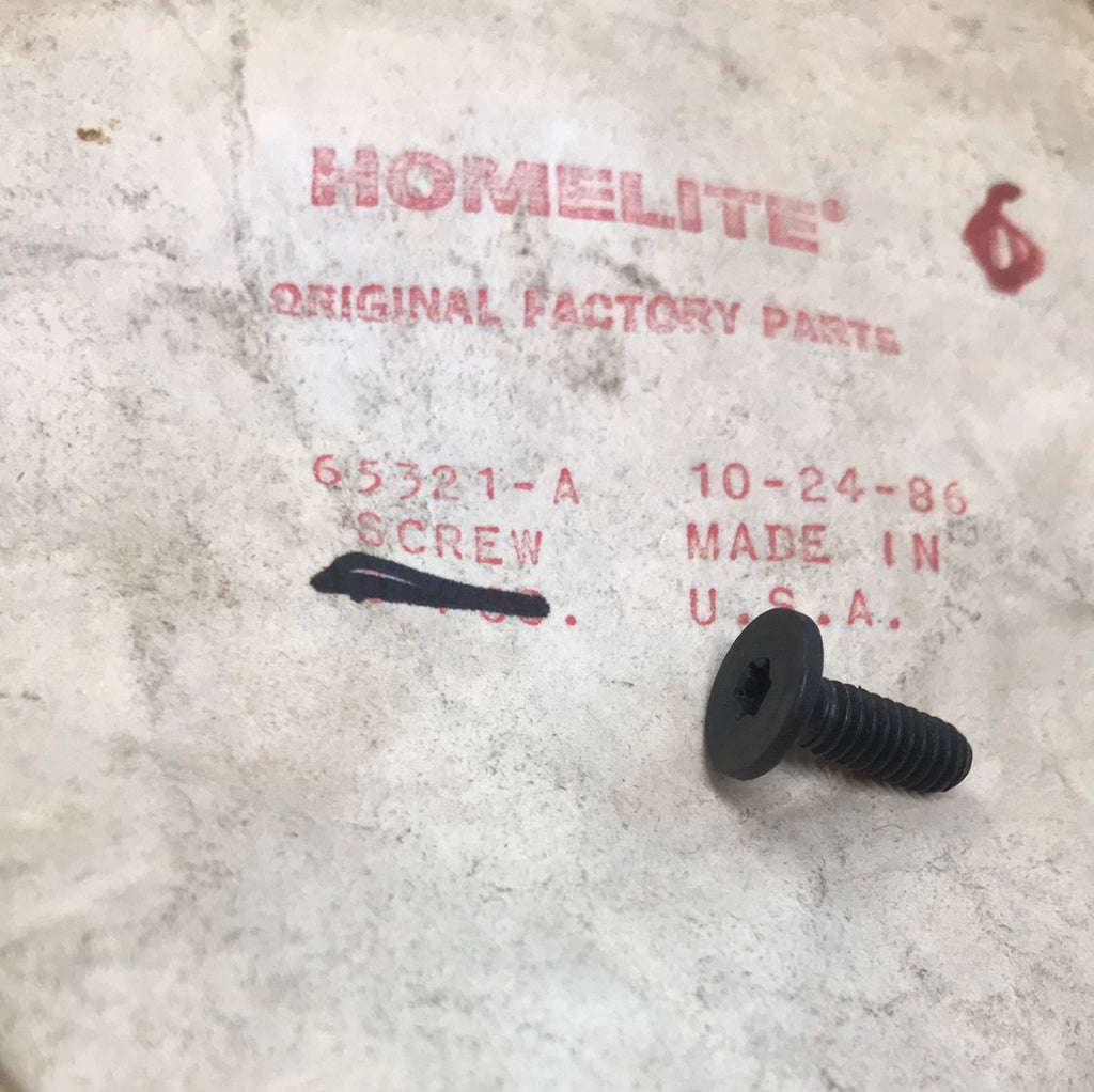 Homelite Super EZ Chainsaw Tank Attachment Screw new 65321-A (HM-2370)