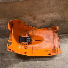 Stihl MS211 chainsaw top cover used