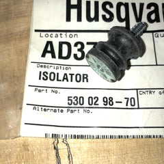 Husqvarna 137, 142 Chainsaw Isolator NEW 530 02 98-70 (H-009)