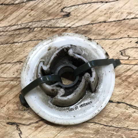 Husqvarna 372 chainsaw starter pulley and spring