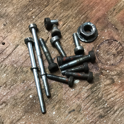 dolmar 343 cut off saw lot of assorted screws