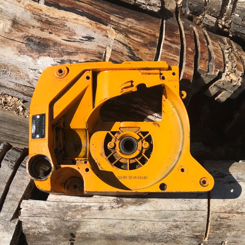 Poulan Pro 415 chainsaw crankcase half - flywheel side 503 42 01