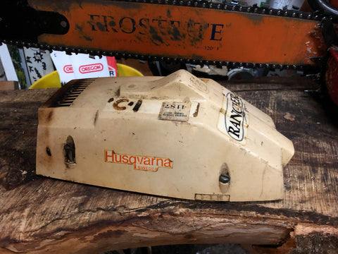 husqvarna 61 rancher chainsaw  top cover shroud