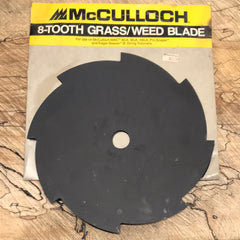 Mcculloch 8 tooth grass and weed blade 216513 New (Bulky)