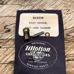 Tillotson carburetor inlet needle, seat and gasket kit 012339 New (Mcc box 19)