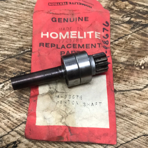 Homelite ST-200 string trimmer pinion shaft A-98676 new (HM-337)